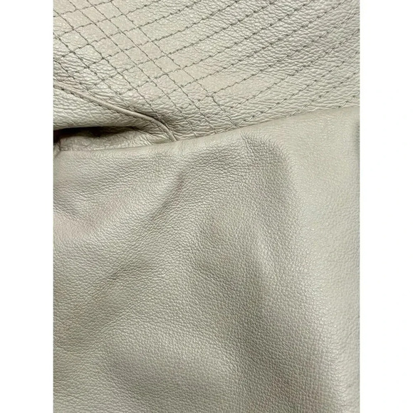 Pamela McCoy Women Medium Genuine Leather Jacket Studded See Pics - Picture 9 of 11